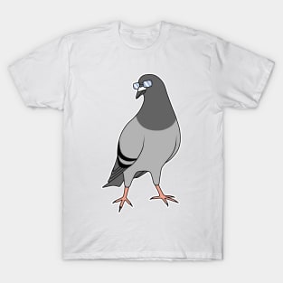 Rock Dove with Glasses T-Shirt